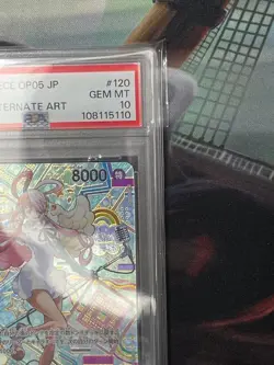 PSA10 Uta SP OP02-120 SEC OP05 Awakening the New Era One Piece Card 2023 Japan - Image 4
