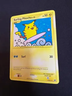 Flying Pikachu 113/111 Rising Rivals Pokemon Card Holo HP - Image 3