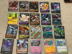 Pokemon 20 Card Lot V Max Mega Prize Pack Ex HOLO Rare Hits Only See Pics - Image 1