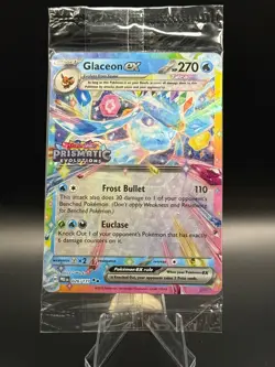 Glaceon ex - 026/131 (Prismatic Evolutions Stamp) - SEALED Promo Pokemon Card - Image 1