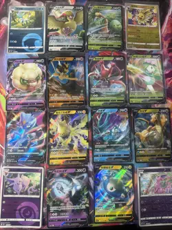Pokemon 16 Card Lot nm V Max Mega SR Amazing Ex HOLO Rare Hits Only D20 - Image 1