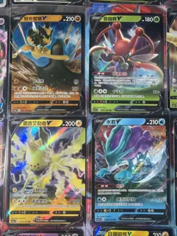 Pokemon 16 Card Lot nm V Max Mega SR Amazing Ex HOLO Rare Hits Only D20 - Image 2