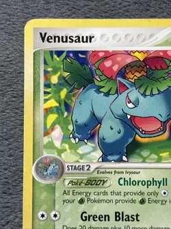 Venusaur 28/100 Crystal Guardians Pokemon Card - Image 2