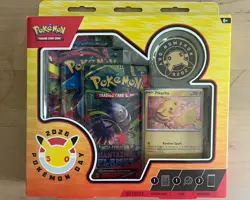 Pokemon Day 2026 TCG Collection Box Pikachu Promo Card, Coin and 3 Booster Packs - Image 1