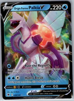 Origin Forme Palkia V 039/189 SWSH10: Astral Radiance - Pokemon Card - NM - Image 1