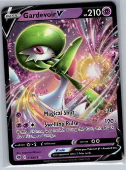 Gardevoir V 016/073 Champion's Path - Pokemon Card - NM - Image 1