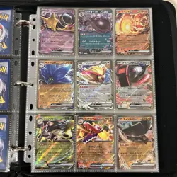 Huge Binder Collection Lot of 180+ Pokemon Card Mixed EX SV Full Art Charizard - Image 3