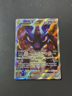 Lucario Vstar SWSH291 Sword & Shield Crown Zenith Pokemon Promo Card - Image 3