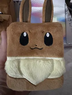 Pokemon Prismatic Plush Deck Case Eevee – Official TCG Card Holder – New - Image 1