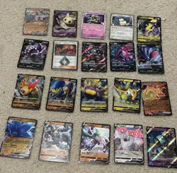 Pokemon 20 Card Lot V Max Mega Prize Pack Ex HOLO Rare Hits Only See Pics - Image 1
