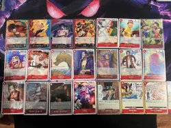 One Piece OP13 Complete Set Carrying on His Will Japanese - C/UC/R/SR -117 Cards - Image 1