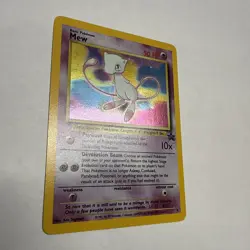 Pokemon Mew #9 HOLO Black Star Promo Card VINTAGE WOTC SWIRL 💫💫💫 - Image 5