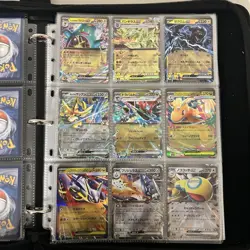 Huge Binder Collection Lot of 180+ Pokemon Card Mixed EX SV Full Art Charizard - Image 3