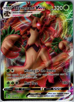 Trevenant VMAX 014/203 SWSH07: Evolving Skies - Pokemon Card - NM - Image 1