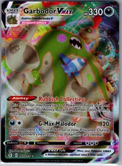 Garbodor VMAX 101/203 SWSH07: Evolving Skies - Pokemon Card - NM - Image 1