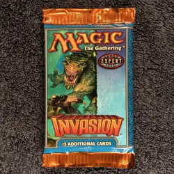 2000 INVASION 15 cards Magic the Gathering Booster Pack Factory Sealed NEW - Image 1