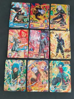 Dragon Ball Heroes Trunks Card Lot 9 Set UGM1-053 UM1-56 UR SR CP Promo eb254 - Image 1