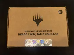 MTG - HEADS I WIN, TAILS YOU LOSE - Secret Lair Deck Open BOX Unused item - Image 1