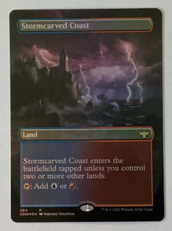 MTG Stormcarved Coast (284/596) Innistrad Crimson Vow LP FOIL - Image 1