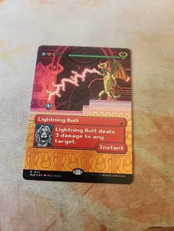 Lightning Bolt (1822) Rainbow Foil Secret Lair MTG NM - Image 1