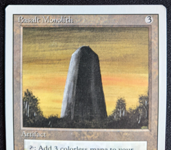 MTG Basalt Monolith | Revised | NM | Artifact | Vintage - Image 3