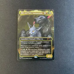 Rin and Seri, Inseparable Display Commander (Thick Stock) Secret Lair Drop | MTG - Image 1