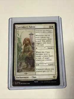 MTG Caretaker's Talent Bloomburrow Regular - Image 1
