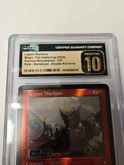 Magic MTG - Legion Warboss RVR #337 Serial 262/500 CGC 10 - Image 2
