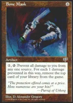 1x Bone Mask Moderate Play MTG Magic - Kid Icarus - - Image 1