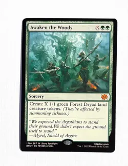 Awaken the Woods ~ MTG Brothers' War ~ 170/287 Mythic - Image 1