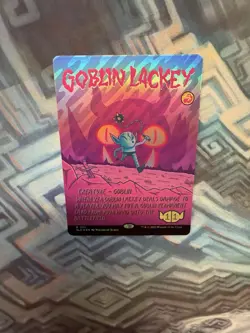 MTG Rainbow Foil Goblin Lackey (1311) NM Unplayed Secret Lair Drop - Image 3