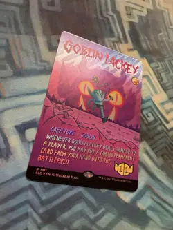 MTG Rainbow Foil Goblin Lackey (1311) NM Unplayed Secret Lair Drop - Image 5