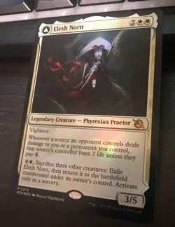 FOIL Elesh Norn The Argent Etchings - March of the Machine NM Mythic - Image 2