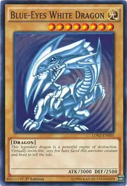 Yu-Gi-Oh Card - LDK2-ENK01 - BLUE-EYES WHITE DRAGON (VERSION 2) (common) - NM/M - Image 1