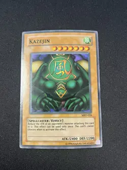 Kazejin MRD-026 Metal Raiders Super Rare Original Print YuGiOh TCG NM-Mint - Image 1