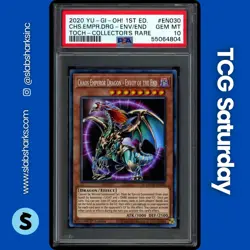 2020 YU-GI-OH! TOCH COLLECTORS RARE #TOCH-EN030 CHAOS EMP DRAGON ENV END PSA 10 - Image 1