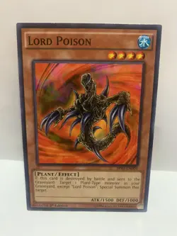 YUGIOH LORD POISON BP03–EN009 COMMON PLAYED-LIGHT PLAYED - Image 1