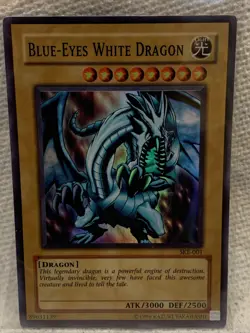 Yu-Gi-Oh! TCG Blue-Eyes White Dragon Kaiba Evolution SKE-001 Unlimited Super... - Image 1