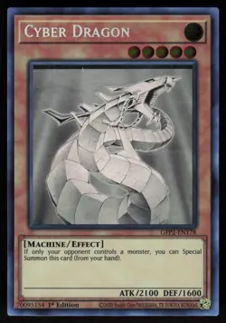 Cyber Dragon (Ghost Rare) GFP2-EN178 1st Edition YU-GI-OH - Image 1