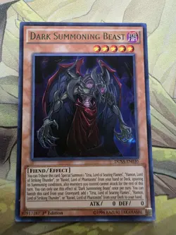 YUGIOH Ultra Rare Dark Summoning Beast DUSA-EN030 1st Edition - Image 1
