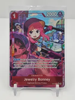 ONE PIECE TCG JEWELRY BONNEY ALTERNATE ART SR EB04-002 *AK1* - Image 1