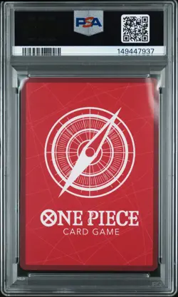 2025 ONE PIECE OP10-ROYAL BLOOD ALTERNATE ART #022 TRAFALGAR LAW PSA 9 - Image 2