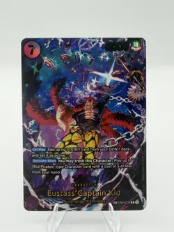 Eustass Captain Kid EB04-039 (SP) Azure Sea's Seven Foil, Ships Quickly - Image 1