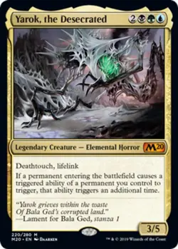 1x Yarok, the Desecrated Light Play MTG Magic - Kid Icarus - - Image 1