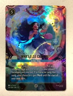 Enchanted What Else Can I Do Disney Lorcana Wilds Unknown 237/204 NM - Image 1
