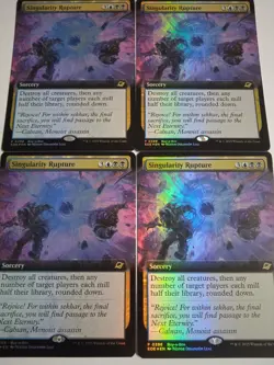 4x Singularity Rupture - Buy A Box Promo Edge of Eternities FOIL - MTG - Image 1