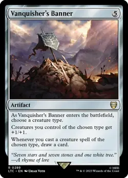 1x Vanquisher's Banner Light Play MTG Magic - Kid Icarus - - Image 1