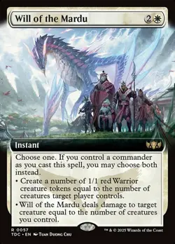 1x Will of the Mardu - Extended Art Light Play MTG Magic - Kid Icarus - - Image 1
