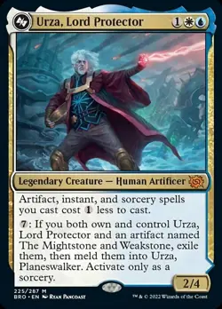 1x Urza, Lord Protector Light Play MTG Magic - Kid Icarus - - Image 1