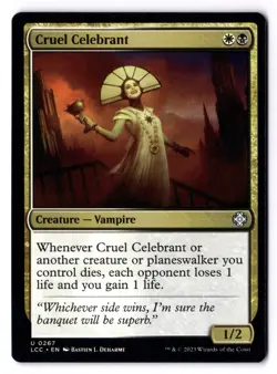 Cruel Celebrant NM* The Lost Caverns Of Ixalan ENGLISH 0267 mtg -UnltdCards - Image 1